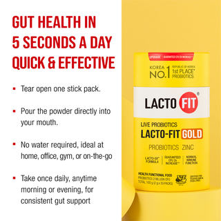 LACTO-FIT Gold Probiotics <br> (50 Sticks / 80 Sticks)