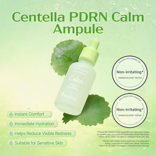 9wishes Centella PDRN Calm Ampule  <br> (30ml / 1.01 fl.oz)