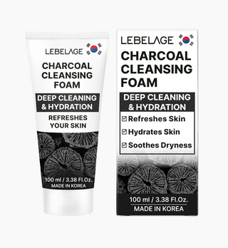LEBELAGE Charcoal Cleansing Foam (100ml / 3.38 fl.oz)