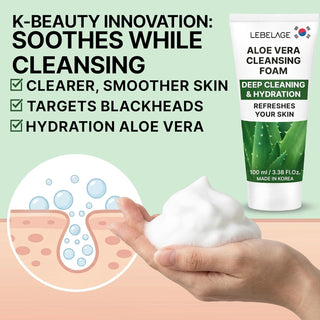 LEBELAGE Aloe Cleansing Foam (100ml / 3.38 fl.oz)