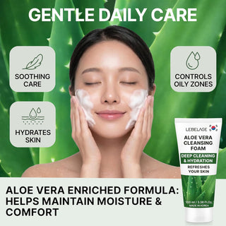 LEBELAGE Aloe Cleansing Foam (100ml / 3.38 fl.oz)