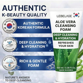 LEBELAGE Aloe Cleansing Foam (100ml / 3.38 fl.oz)