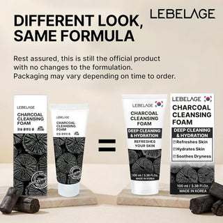 LEBELAGE Charcoal Cleansing Foam (100ml / 3.38 fl.oz)