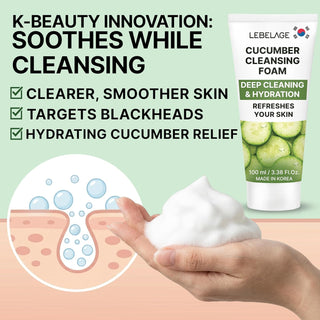 LEBELAGE Cucumber Cleansing Foam (100ml / 3.38 fl.oz)