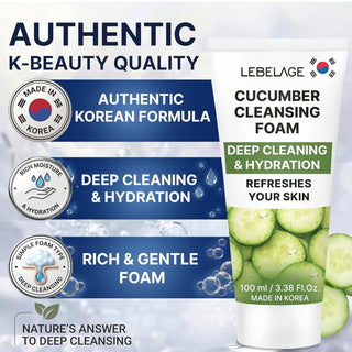 LEBELAGE Cucumber Cleansing Foam (100ml / 3.38 fl.oz)