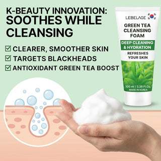 LEBELAGE Green Tea Cleansing Foam (100ml / 3.38 fl.oz)
