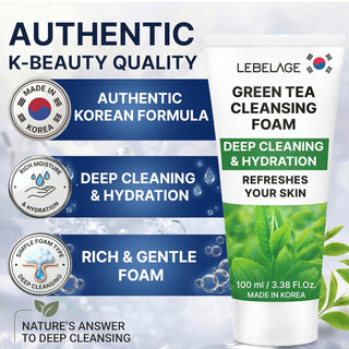 LEBELAGE Green Tea Cleansing Foam (100ml / 3.38 fl.oz)
