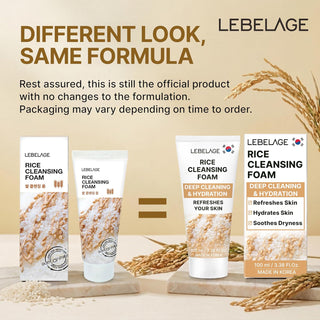 LEBELAGE Rice Cleansing Foam (100ml / 3.38 fl.oz)