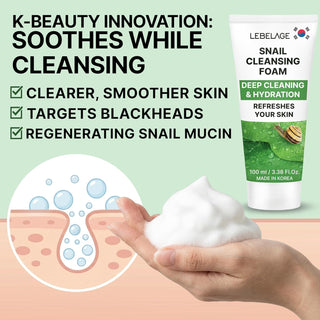 LEBELAGE Snail Cleansing Foam (100ml / 3.38 fl.oz)
