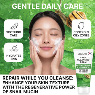 LEBELAGE Snail Cleansing Foam (100ml / 3.38 fl.oz)