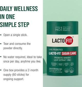 LACTO-FIT Core Probiotics (60 Sticks)